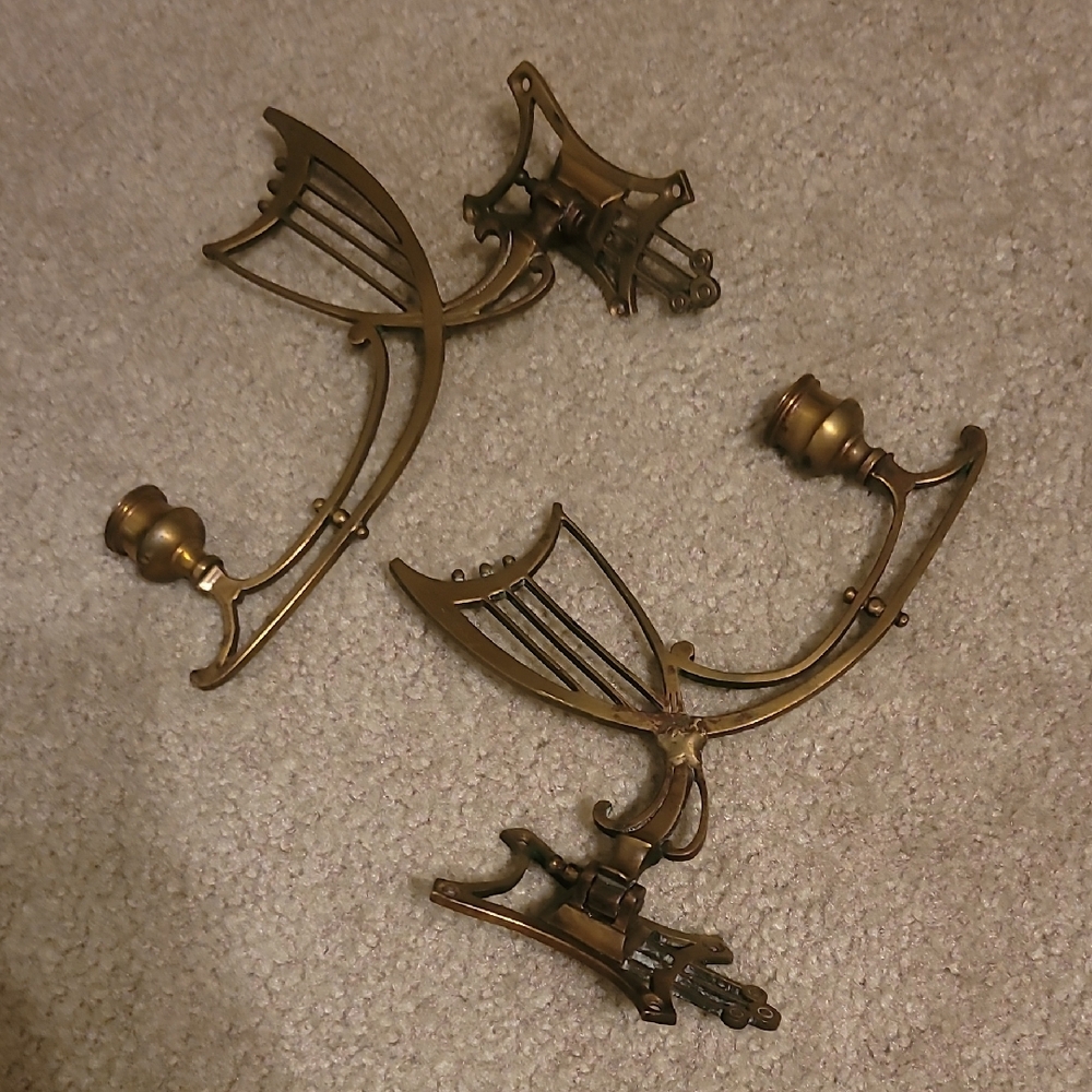 Antique Brass Wall Sconces | 2